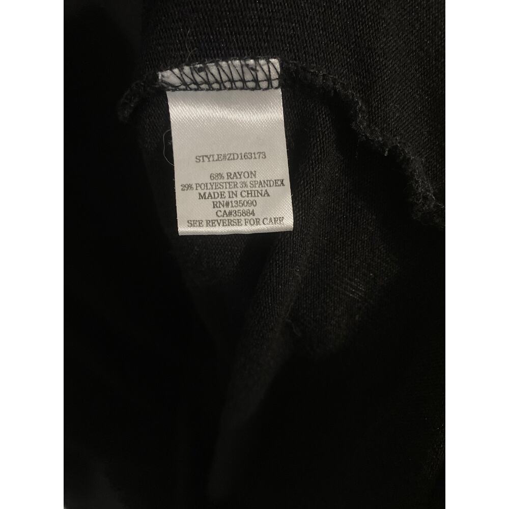 Z Supply Brooklyn cowl neck dress women’s size M black soft stretchy comfy basic - Picture 5 of 6